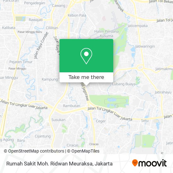 Rumah Sakit Moh. Ridwan Meuraksa map