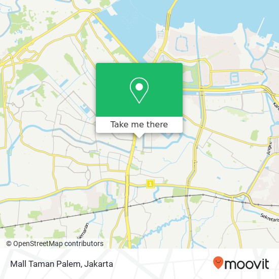 Mall Taman Palem map