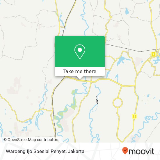 Waroeng Ijo Spesial Penyet map