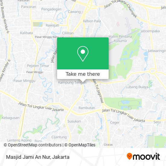 Masjid Jami An Nur map