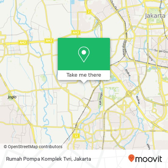 Rumah Pompa Komplek Tvri map