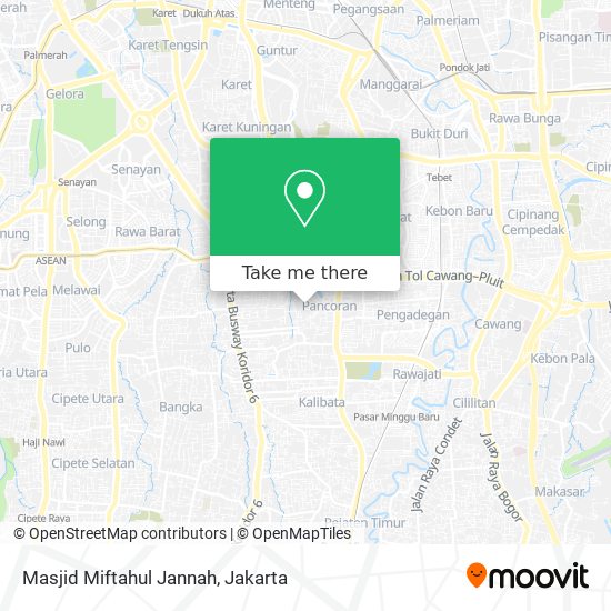 Masjid Miftahul Jannah map