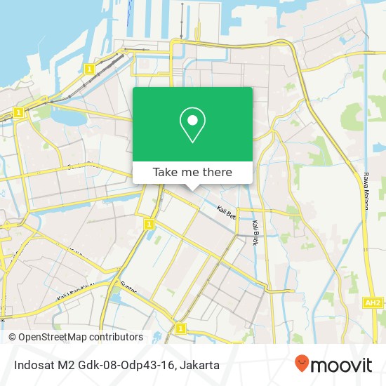 Indosat M2 Gdk-08-Odp43-16 map