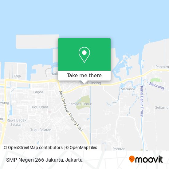 SMP Negeri 266 Jakarta map