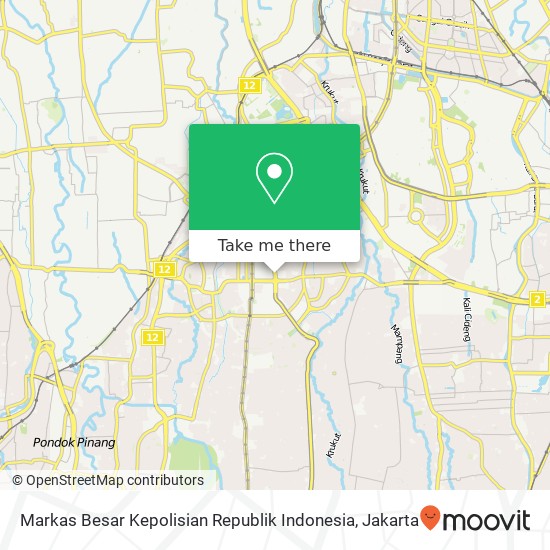 Markas Besar Kepolisian Republik Indonesia map