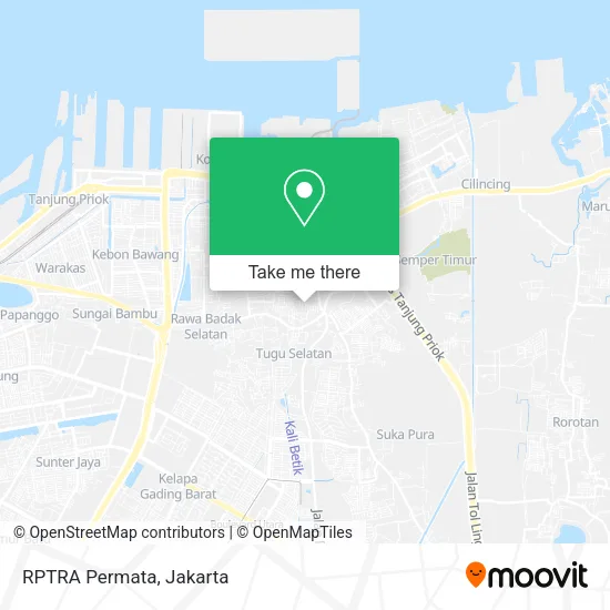 RPTRA Permata map