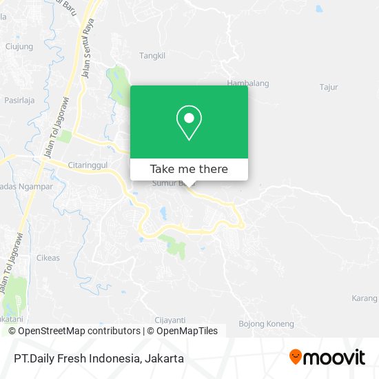 PT.Daily Fresh Indonesia map