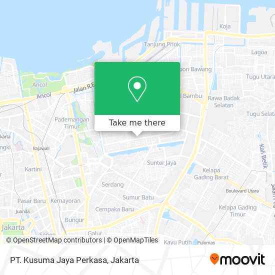 PT. Kusuma Jaya Perkasa map