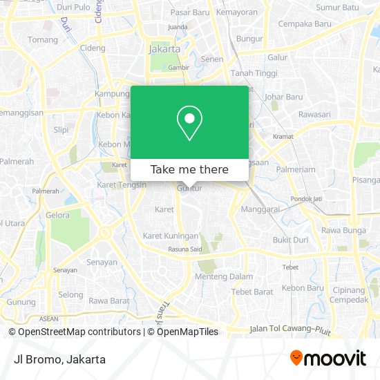 Jl Bromo map