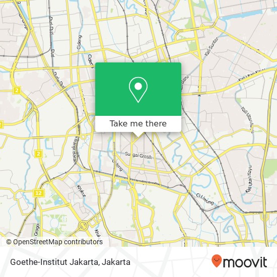 Goethe-Institut Jakarta map