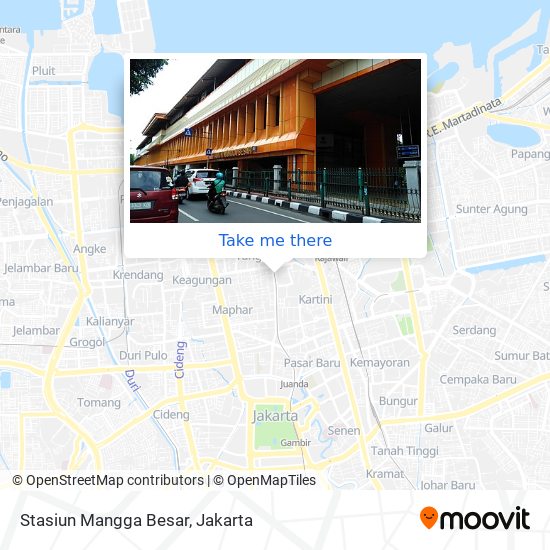 Stasiun Mangga Besar map