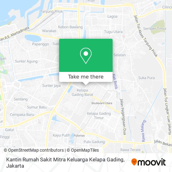 Kantin Rumah Sakit Mitra Keluarga Kelapa Gading map