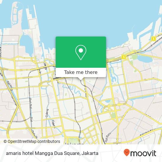 amaris hotel Mangga Dua Square map