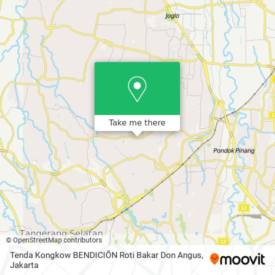 Tenda Kongkow BENDICIÕN Roti Bakar Don Angus map