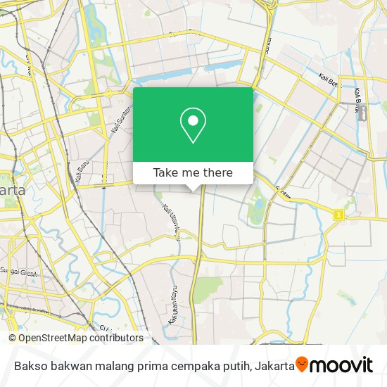 Bakso bakwan malang prima cempaka putih map