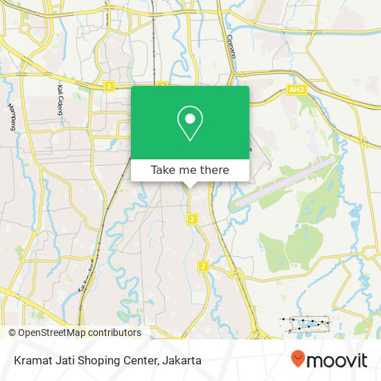 Kramat Jati Shoping Center map