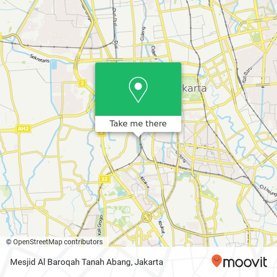 Mesjid Al Baroqah Tanah Abang map