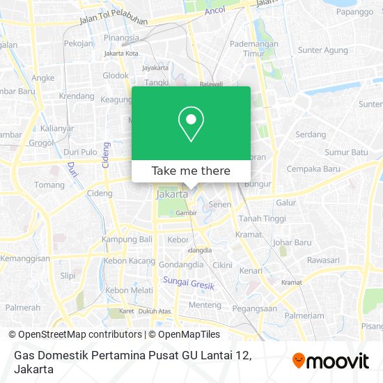 Gas Domestik Pertamina Pusat GU Lantai 12 map