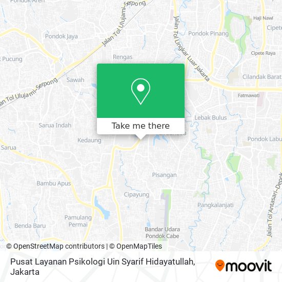Pusat Layanan Psikologi Uin Syarif Hidayatullah map