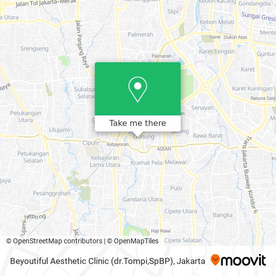 Beyoutiful Aesthetic Clinic (dr.Tompi,SpBP) map