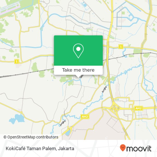 KokiCafé Taman Palem map