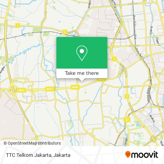 TTC Telkom Jakarta map