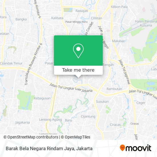 Barak Bela Negara Rindam Jaya map