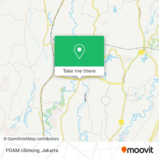 PDAM cibinong map