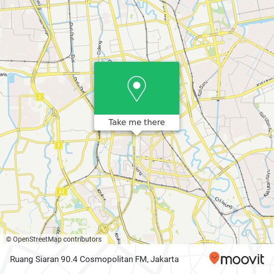 Ruang Siaran 90.4 Cosmopolitan FM map