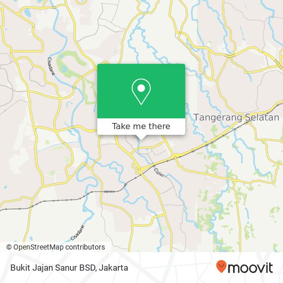 Bukit Jajan Sanur BSD map