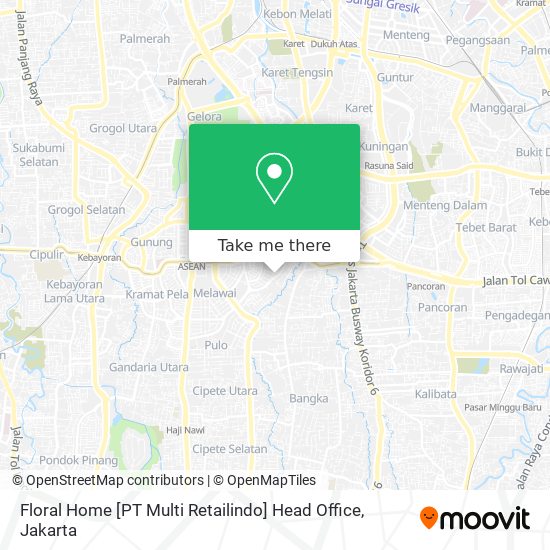 Floral Home [PT Multi Retailindo] Head Office map