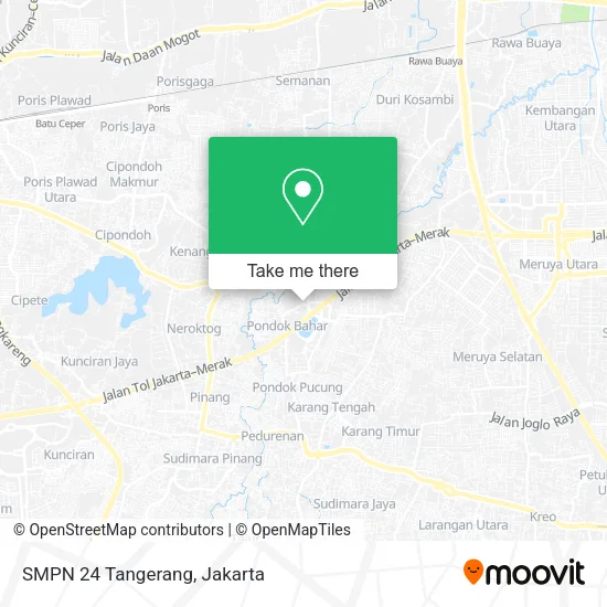 SMPN 24 Tangerang map