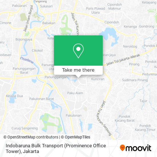 Indobaruna Bulk Transport (Prominence Office Tower) map