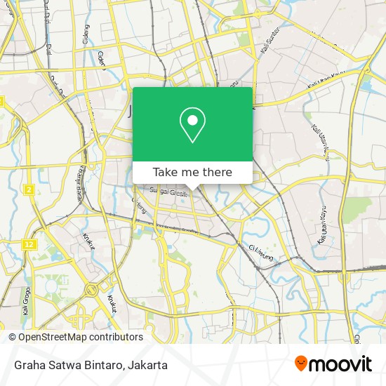 Graha Satwa Bintaro map