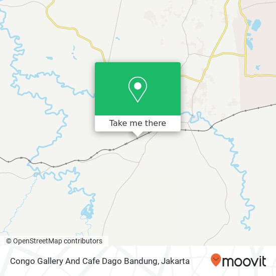 Congo Gallery And Cafe Dago Bandung map