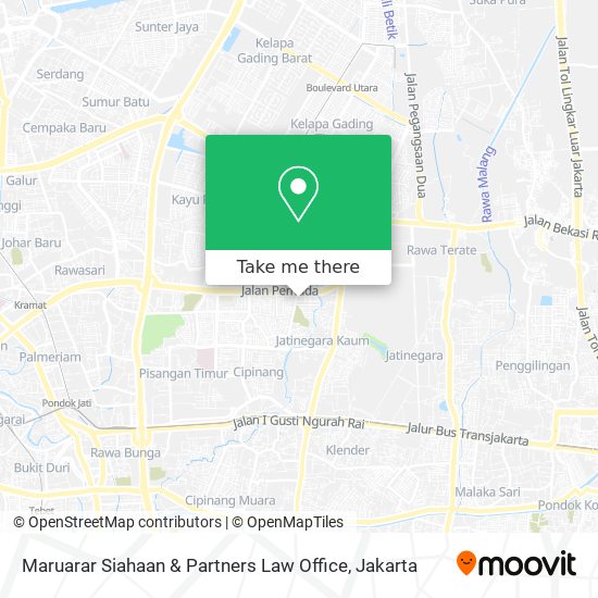 Maruarar Siahaan & Partners Law Office map