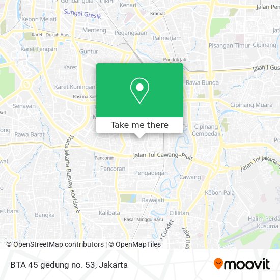 BTA 45 gedung no. 53 map