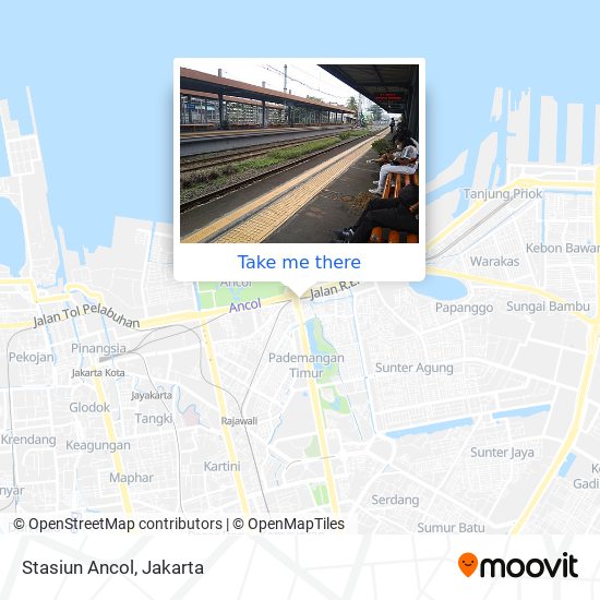 Stasiun Ancol map