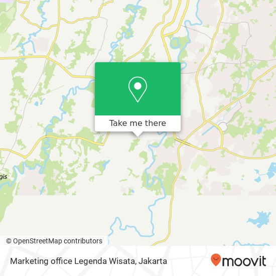 Marketing office Legenda Wisata map