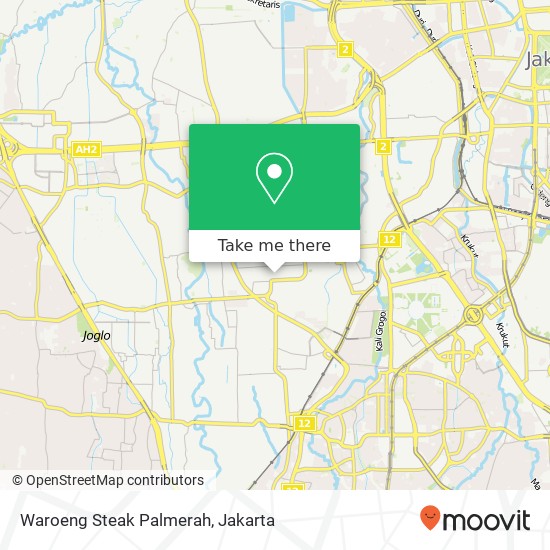 Waroeng Steak Palmerah map