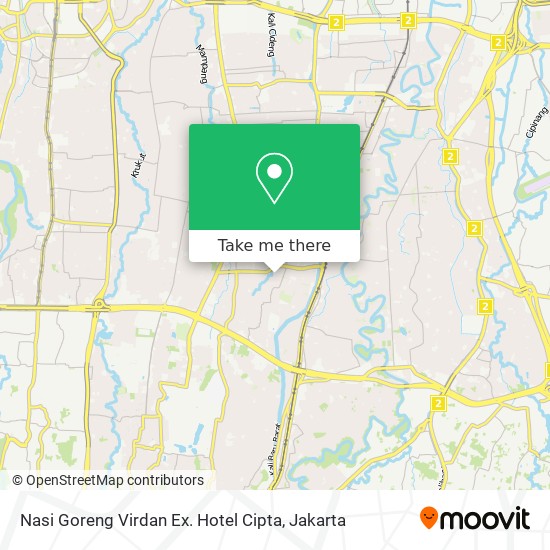 Nasi Goreng Virdan Ex. Hotel Cipta map