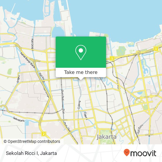 Sekolah Ricci I map