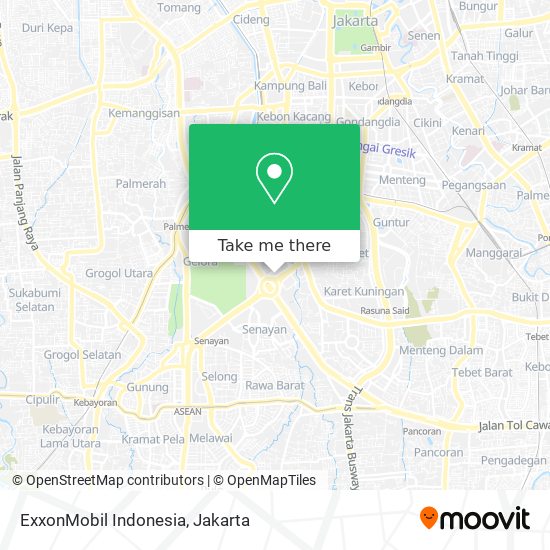 ExxonMobil Indonesia map