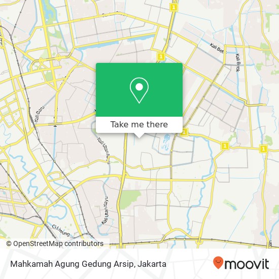 Mahkamah Agung Gedung Arsip map