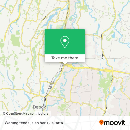 Warung tenda jalan baru map