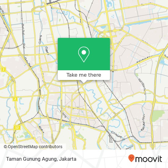 Taman Gunung Agung map