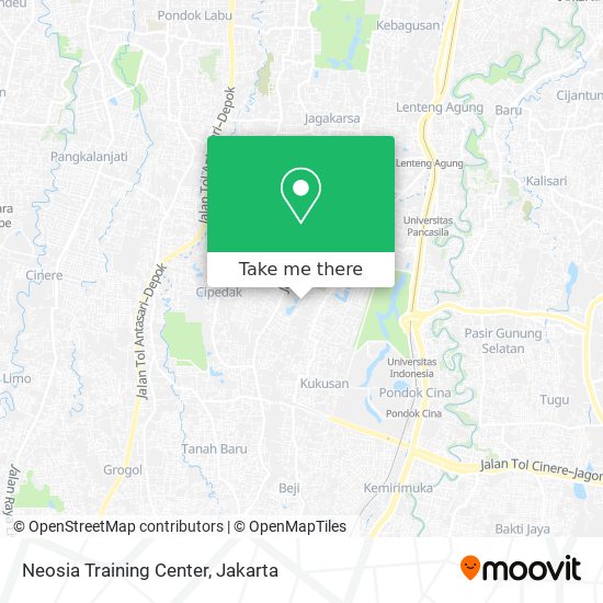 Neosia Training Center map