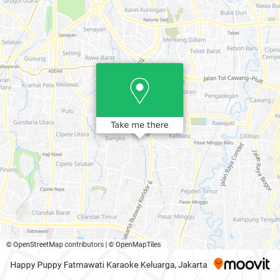 Happy Puppy Fatmawati Karaoke Keluarga map