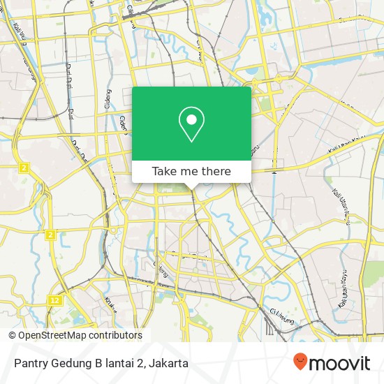 Pantry Gedung B lantai 2 map