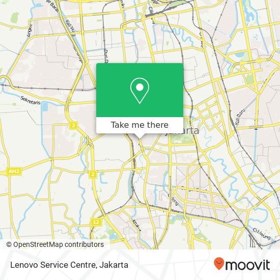 Lenovo Service Centre map